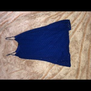 cute blue lace dress